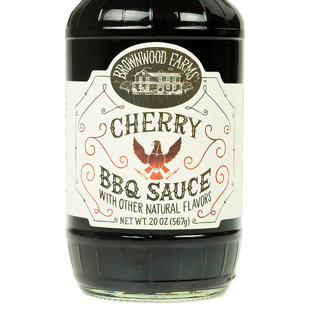 Brownwood Farms Sweet & Tangy Cherry BBQ Sauce Gluten Free Farm Fresh 20 Oz(Brownwood Farms Cherry Bbq Sauce 20 Oz)
