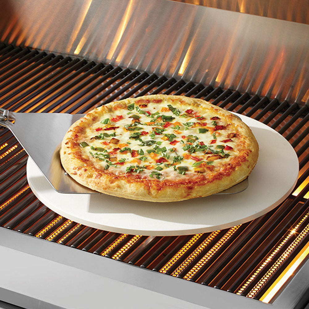 Mr. Bar-B-Q Grill Stone Pizza Set 15" Inch Pizza Stone Peel And Cutter 06187Y(Mr Bar B Q Grill Stone Pizza Set)