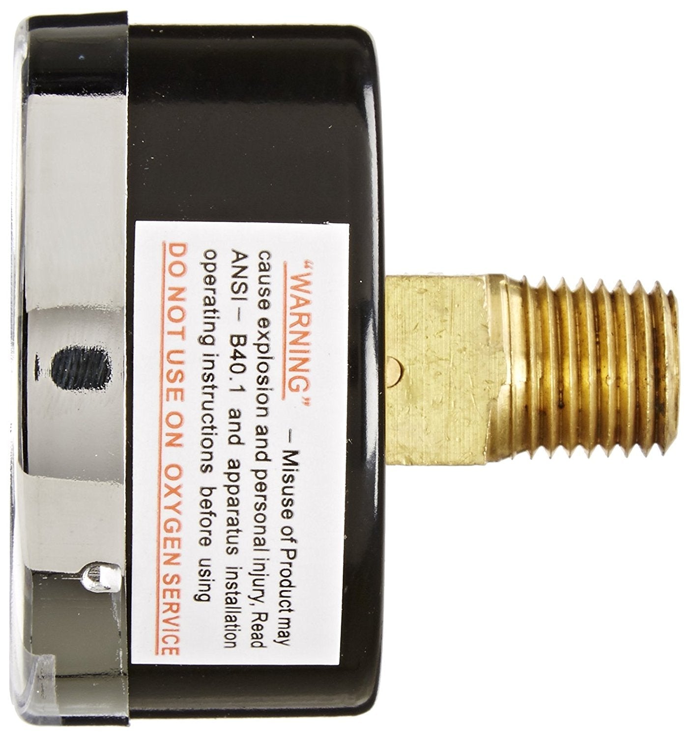 1/4" NPT 0 To -30 PSI Vacuum Air Pressure Gauge Center Back Mount With 2" Face(1 4 Npt 0 To 30 Psi Vacuum Air Pressure Gauge Center Back Mount With 2 Face)
