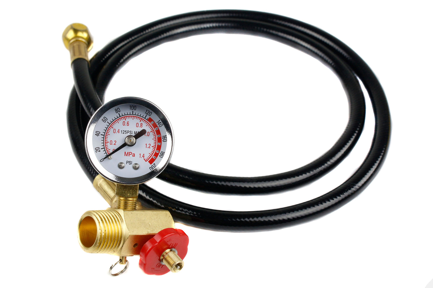 Air Tank Assembly Kit 4 Ft Hose 0-200 PSI Gauge 1/4" NPT Tire Chuck GRIP 10351(Air Tank Assembly Kit 4 Ft Hose 0 200 Psi Gauge 1 4 Npt Tire Chuck Grip 10351)
