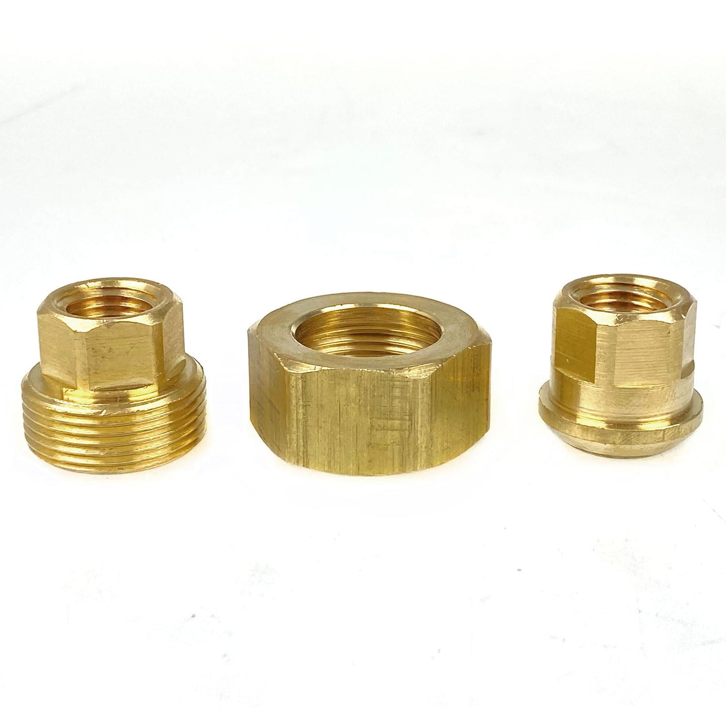1/4" NPT Female Solid Brass Three Piece Pipe Union Fitting Adapter(Brass 1 4 Union 2 Pc 104c)