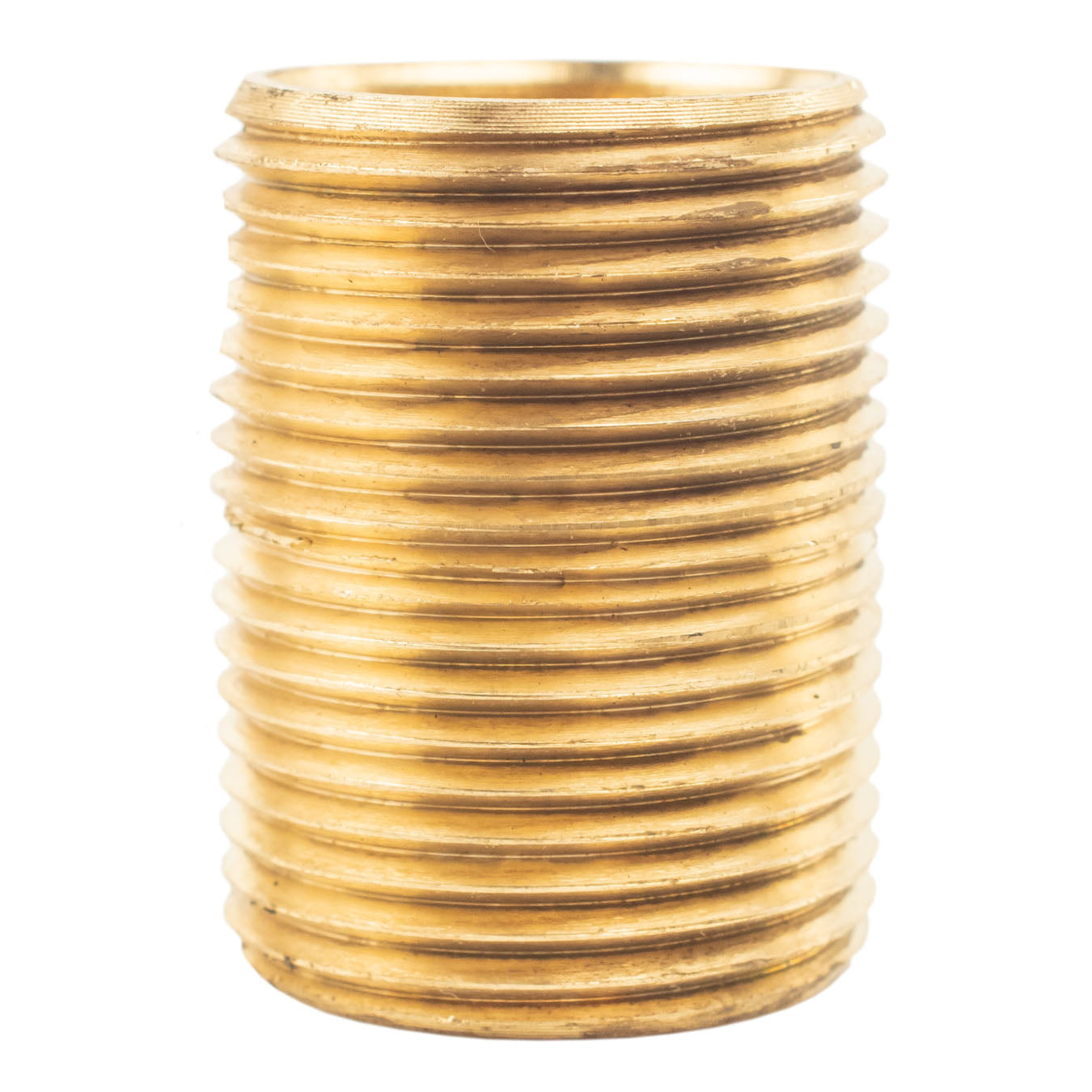 3/4" NPT X Male Close Pipe Nipple Threaded Brass Fitting Pipe Connector Single(3 4 Npt X Male Close Pipe Nipple Threaded Brass Fitting Pipe Connector Single)