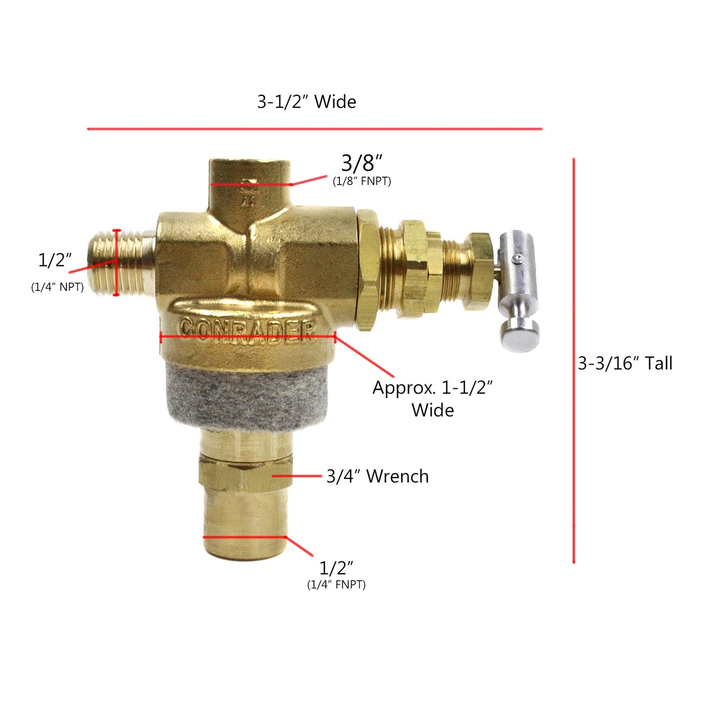 Rolair 131B Pilot Unloader Valve 110-135 PSI Gas / Electric Compressors(Rolair 131b Pilot Unloader Valve 110 135 Psi Gas Electric Compressors)