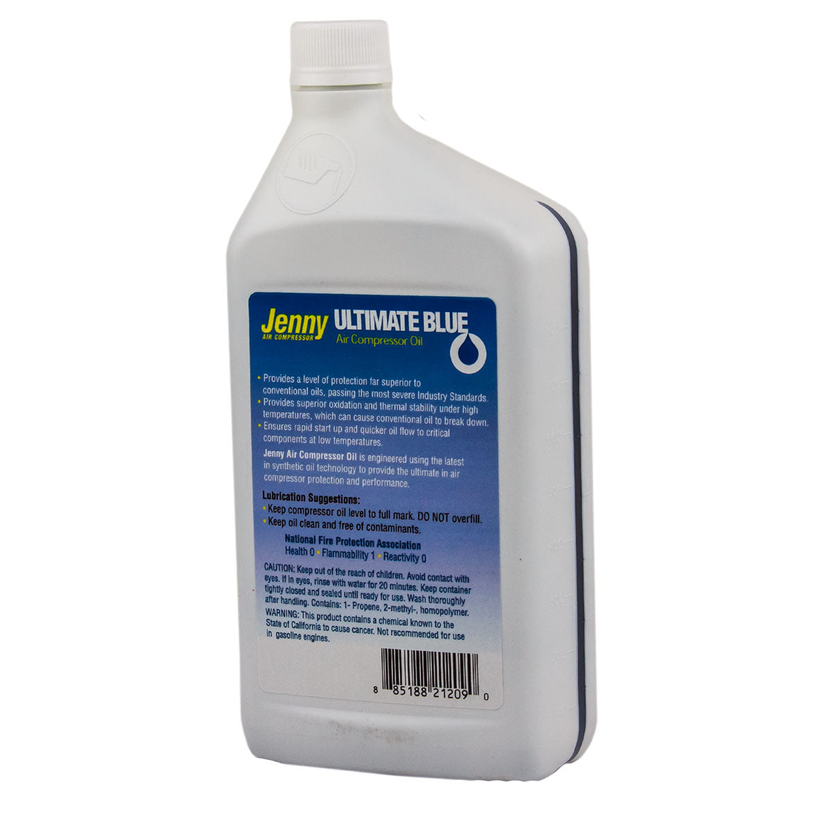 Air Compressor Oil 100% Synthetic 1 QT Quart Jenny Ultimate Blue 105-1209(Air Compressor Oil 100 Synthetic 1 Qt Quart Jenny Ultimate Blue 105 1209)