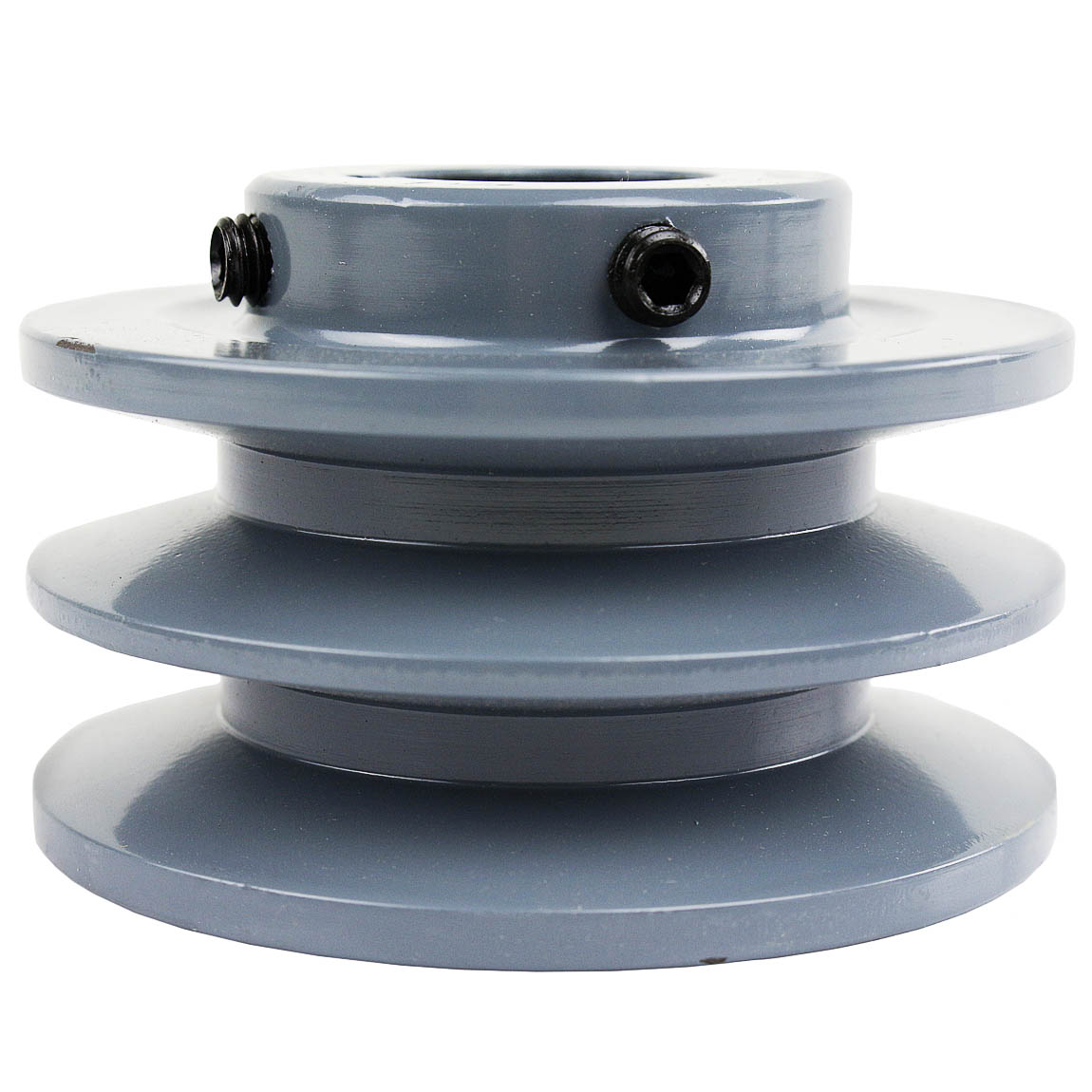 Cast Iron 3.5 " Dual Groove Pulley Belt B Section 5L Shaft For 1-1/8 " Shaft 2BK34(3 5 Cast Iron 1 1 8 Shaft Pulley Sheave Dual 2 Groove V Style B Belt 5l New)