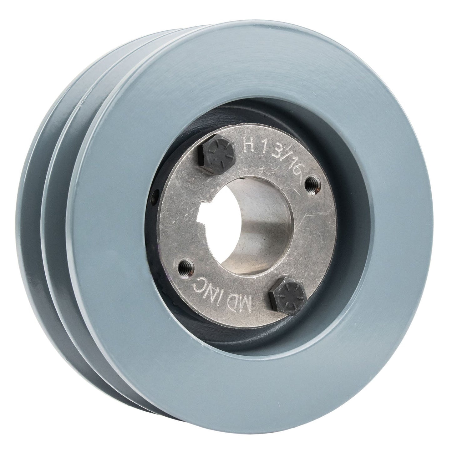 2BK50H Cast Iron 4.75" Dual Groove Pulley 2 Belt B Section 5L With 1-3/16" Sheave Bushing(Cast Iron 4 75 Dual Groove Belt B Section 5l Pulley W 1 3 16 Sheave Bushing)