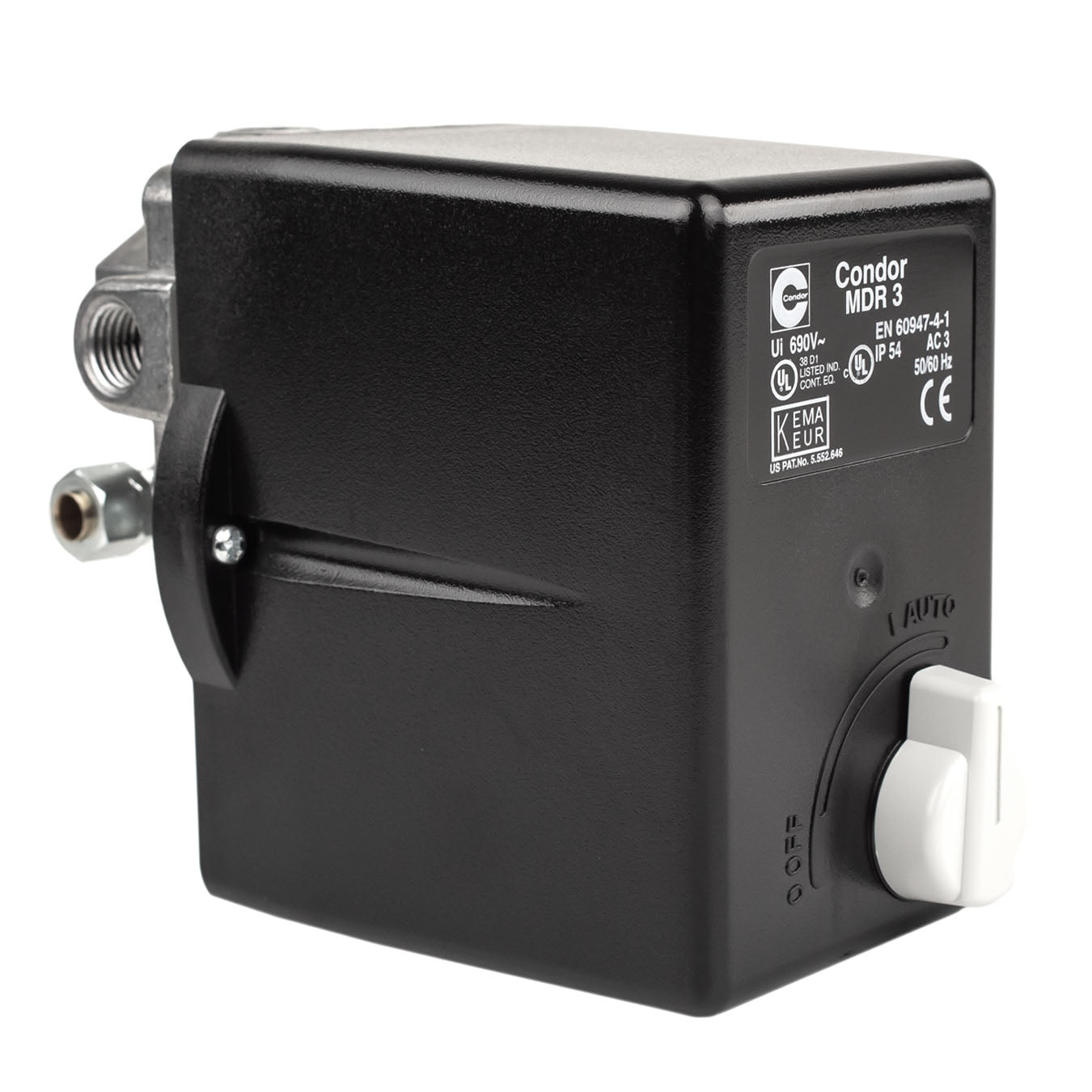 Rolair PS4040 Replacement Pressure Switch 100-130PSI 4 Port 1/4" NPT Condor MDR3(Rolair Ps4040 Replacement Pressure Switch 100 130psi 4 Port 1 4 Npt Condor Mdr3)