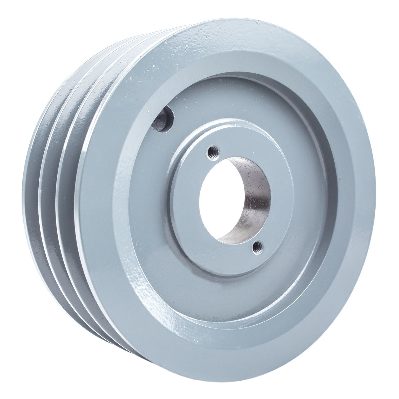 Masterdrive Cast Iron 6.5" Triple Groove Pulley For 3 Belt B Section 5L With 1-1/8" Sheave Bushing 3BK67H(Cast Iron 6 5 Triple Groove 3 Belt B Section 5l With 1 1 8 Sheave Bushing)