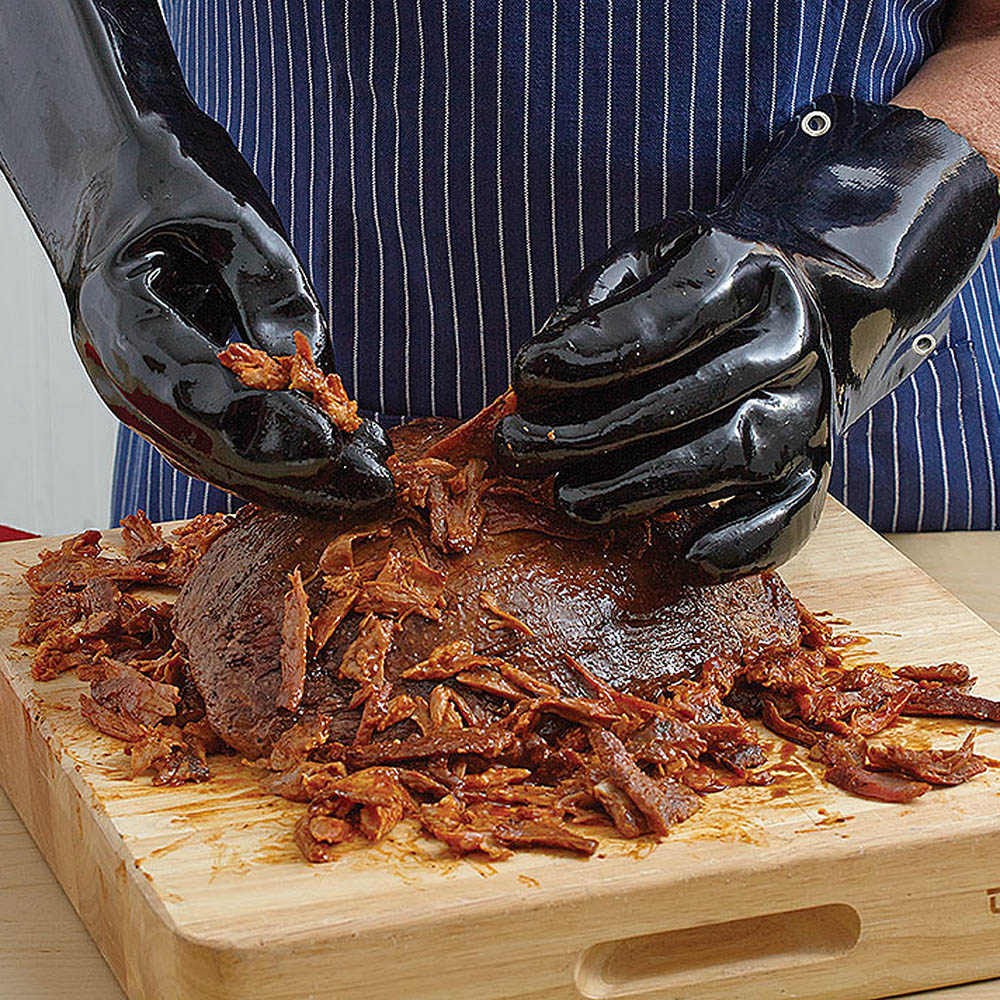 Mr. Bar-B-Q Insulated BBQ Gloves Lightweight Flexible Durable Waterproof Rubber(Mr Bar B Que Insulated Bbq Gloves 40111y)