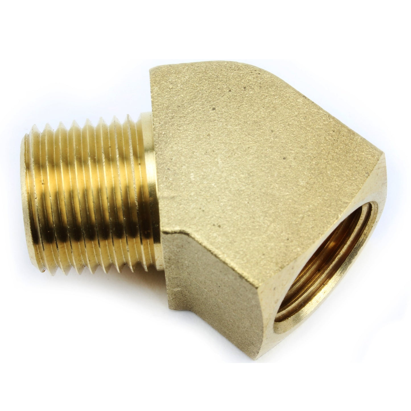MaxLine Rapid Air 45° Degree 1/2" NPT Pipe Thread Brass Street Elbow Fitting 50131(Maxline Rapid Air 45 Degree 1 2 Npt Pipe Thread Brass Street Elbow Fitting 50131)