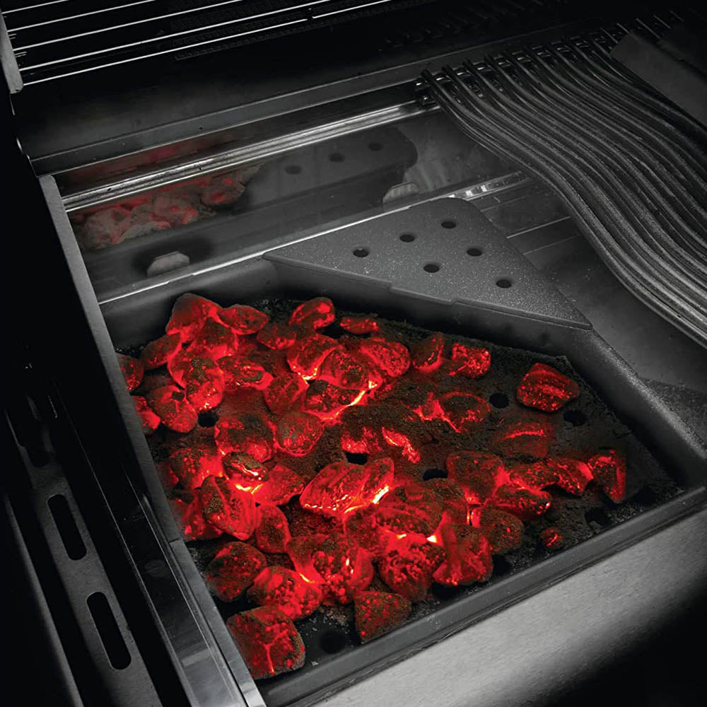 Napoleon Commercial Charcoal And Smoker Tray One Size Cast Iron 67732(Napoleon Charcoal Smoker Tray)