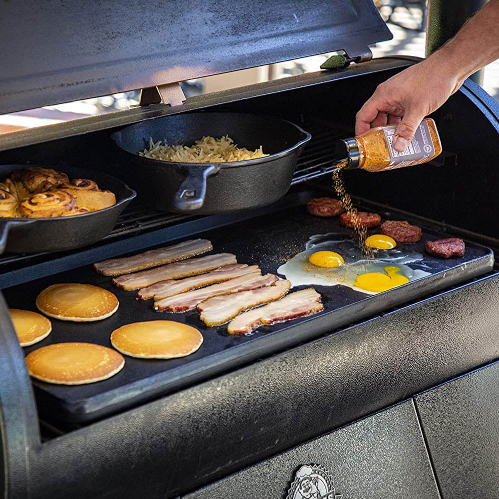 Pit Boss Cast Iron Griddle 14" X 28" Inch Reversible Non Stick 68008 14x28(Pit Boss Cast Iron Griddle 14 X 28 Inch Reversible Non Stick 68008 14x28)
