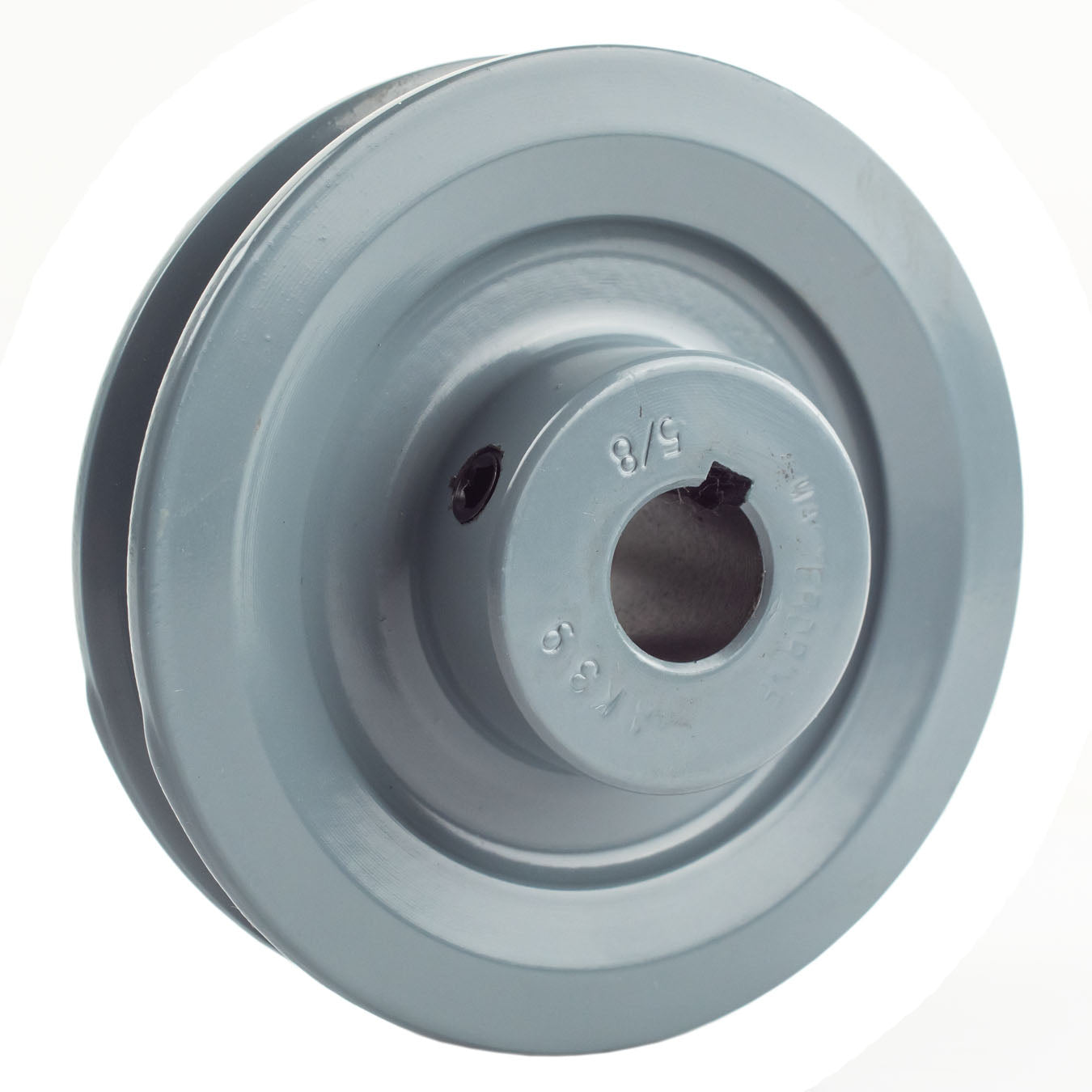 Cast Iron 3.75 " Single Groove V Style Section A Belt 4L 5/8 " Shaft Pulley(3 75 Cast Iron Single Groove Pulley A Belt 4l Style 5 8 Shaft)