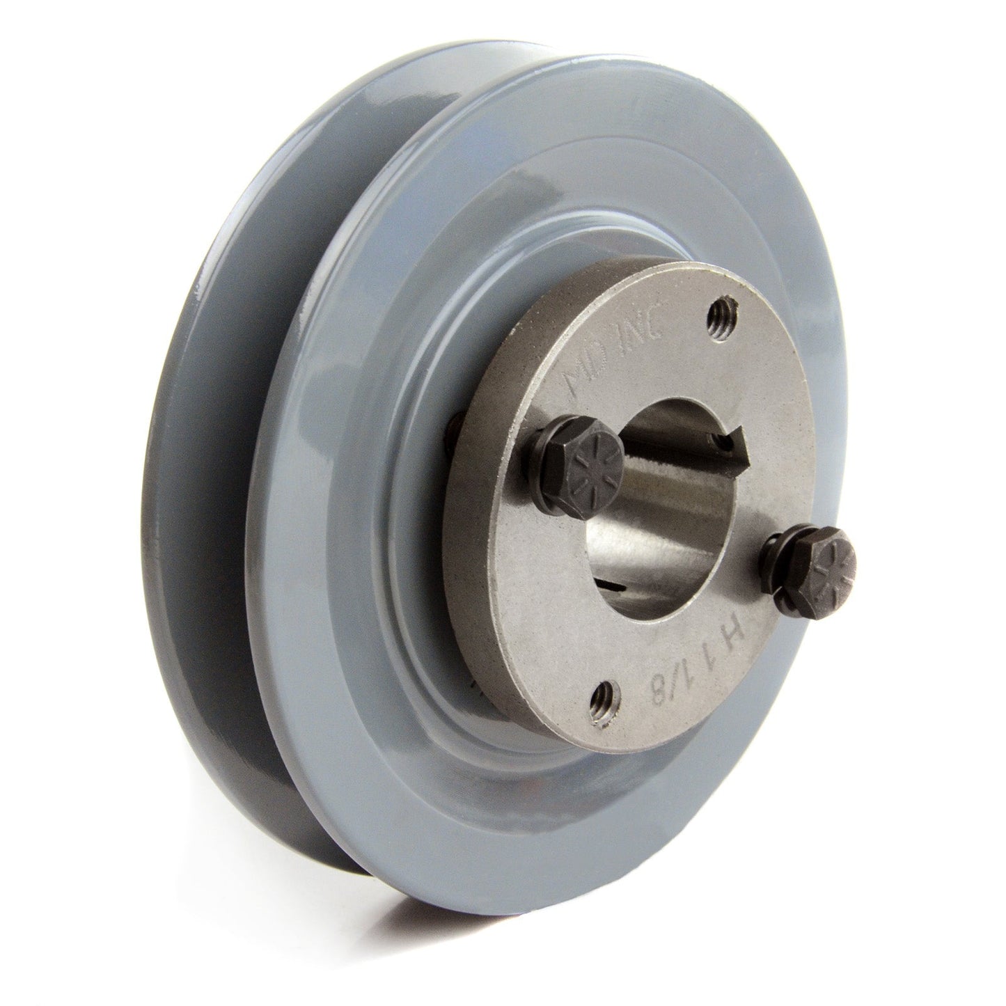 Masterdrive Cast Iron 4.75" Single Groove Pulley Belt A Section 4L With 1-1/8" Sheave Bushing AK49H(Cast Iron 4 75 Single Groove Belt A Section 4l Pulley W 1 1 8 Sheave Bushing)