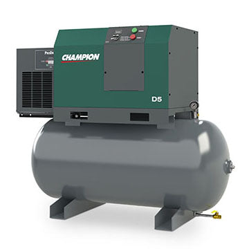 Champion D5AS 5HP Rotary Air Compressor 60 Gallon Horizontal Air Compressor(Champion Rotary D Series 5 Hp)