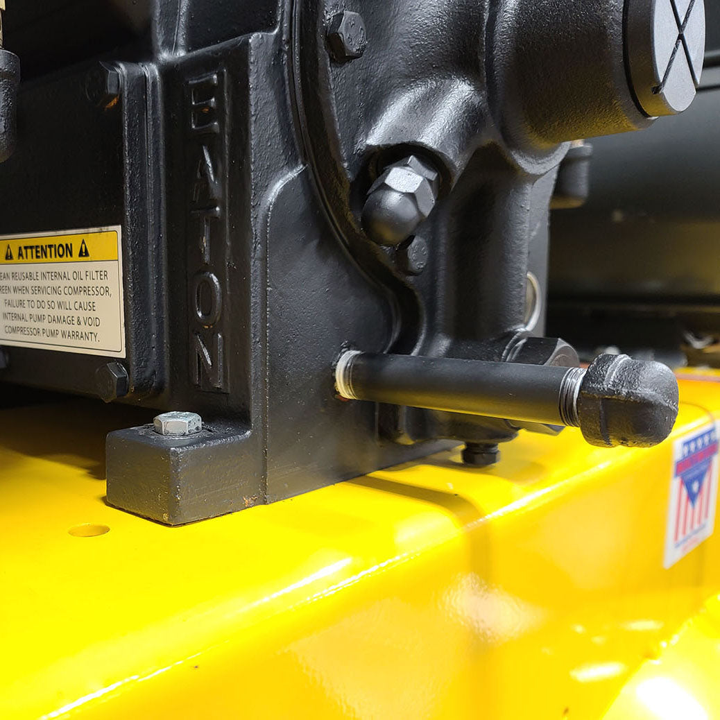 10 HP Air Compressor 1 Phase 80 Gallon Vertical Tank - 38 CFM(Emax Industrial 10 Hp 1 Phase 80 Gal Vertical Industrial Electric Air Compressor With Pressure Lube Pump)