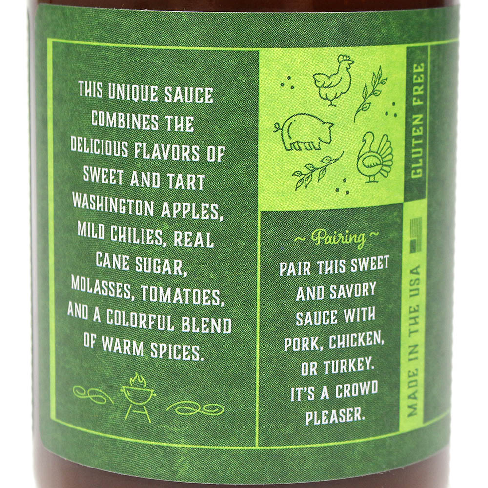 American Stockyard Harvest Apple BBQ Sauce Tart & Sweet Gluten Free 14.5 Oz.(American Stockyard Harvest Apple Bbq Sauce Tart Sweet Gluten Free Vegan 14 5 Oz)