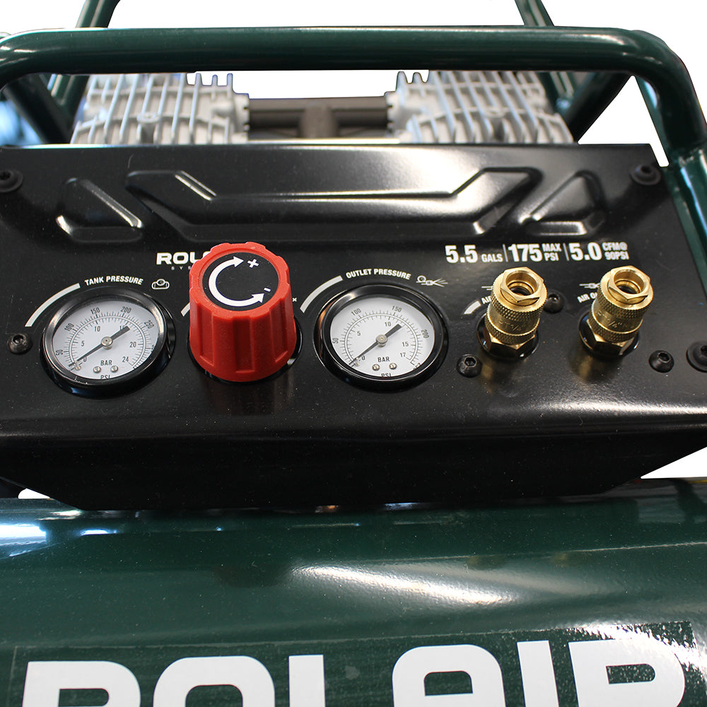 2 HP Two Stage Hand Carry Air Compressor 175 PSI Max Pressure Rolair FCOL22LS6(Rolair Fcol22ls6 Hand Carry Air Compressor)