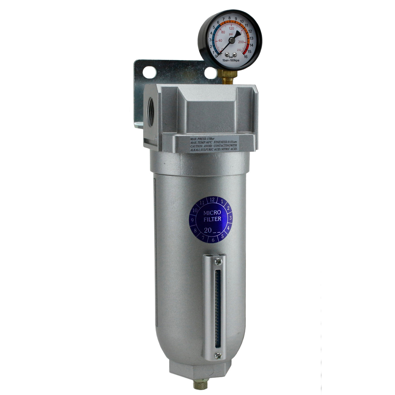 3/4" Large Body Industrial Compressed Air In Line Oil Coalescing Filter Oilesser(3 4 Large Body Industrial Compressed Air In Line Oil Coalescing Filter Oilesser)
