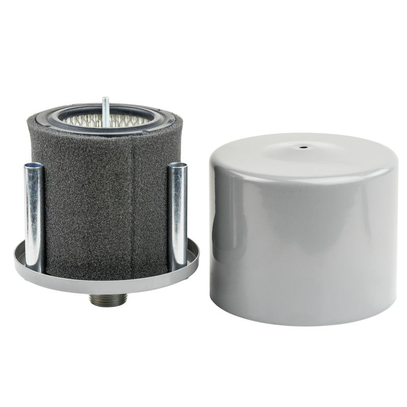 1" MNPT Metal Intake Filter / Silencer Housing With Element Made In USA(1 Mnpt Metal Intake Filter Silencer Housing With Element Made In Usa)