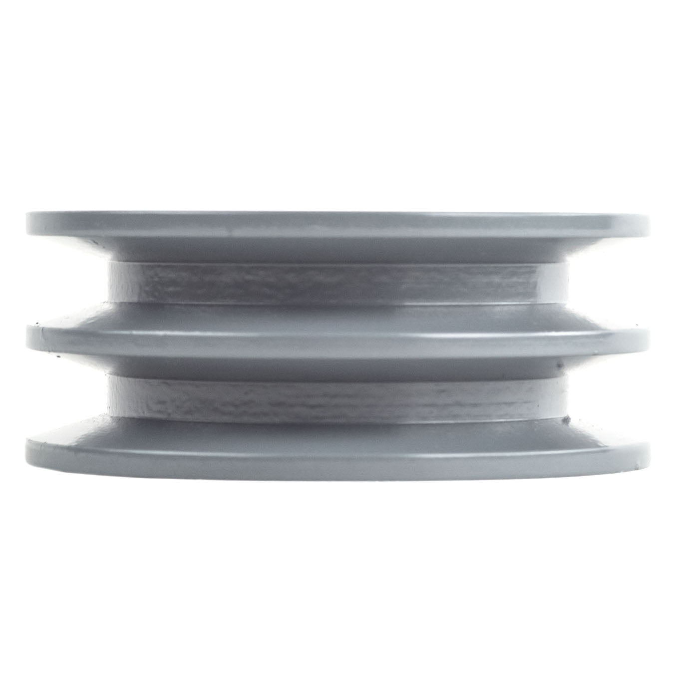 Cast Iron 3.5" 2 Groove Dual Belt A Section 4L Pulley With 1-3/8" Sheave Bushing(Cast Iron 3 5 2 Groove Dual Belt A Section 4l Pulley With 1 3 8 Sheave Bushing)