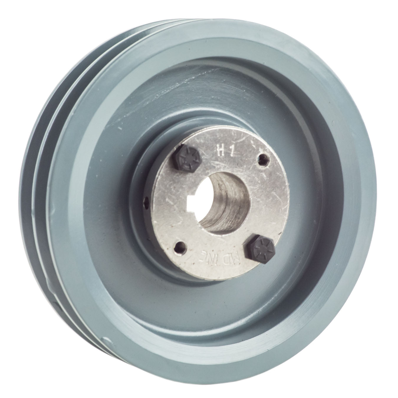 2AK61H Cast Iron 6" Dual Groove Pulley 2 For Belt A Section 4L With 1" Sheave Bushing(Cast Iron 6 Dual Groove 2 Belt A Section 4l Pulley With 1 Sheave Bushing)
