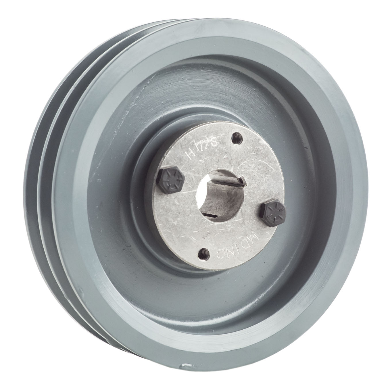 2AK61H Cast Iron 6" Dual Groove Pulley For Belt A Section 4L With 7/8" Sheave Bushing(Cast Iron 6 Dual Groove Belt A Section 4l Pulley With 7 8 Sheave Bushing)