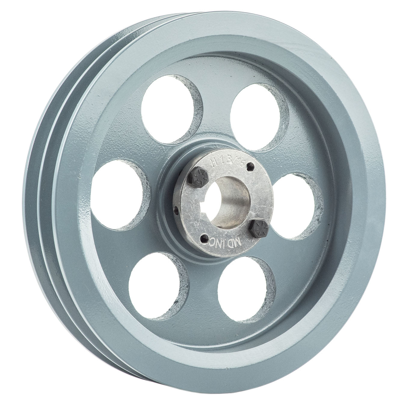 Masterdrive Cast Iron 8.75" Dual Groove Pulley Belt B Section 5L With 1-3/16" Sheave Bushing 2BK90H(Cast Iron 8 75 Dual Groove Belt B Section 5l Pulley W 1 3 16 Sheave Bushing)