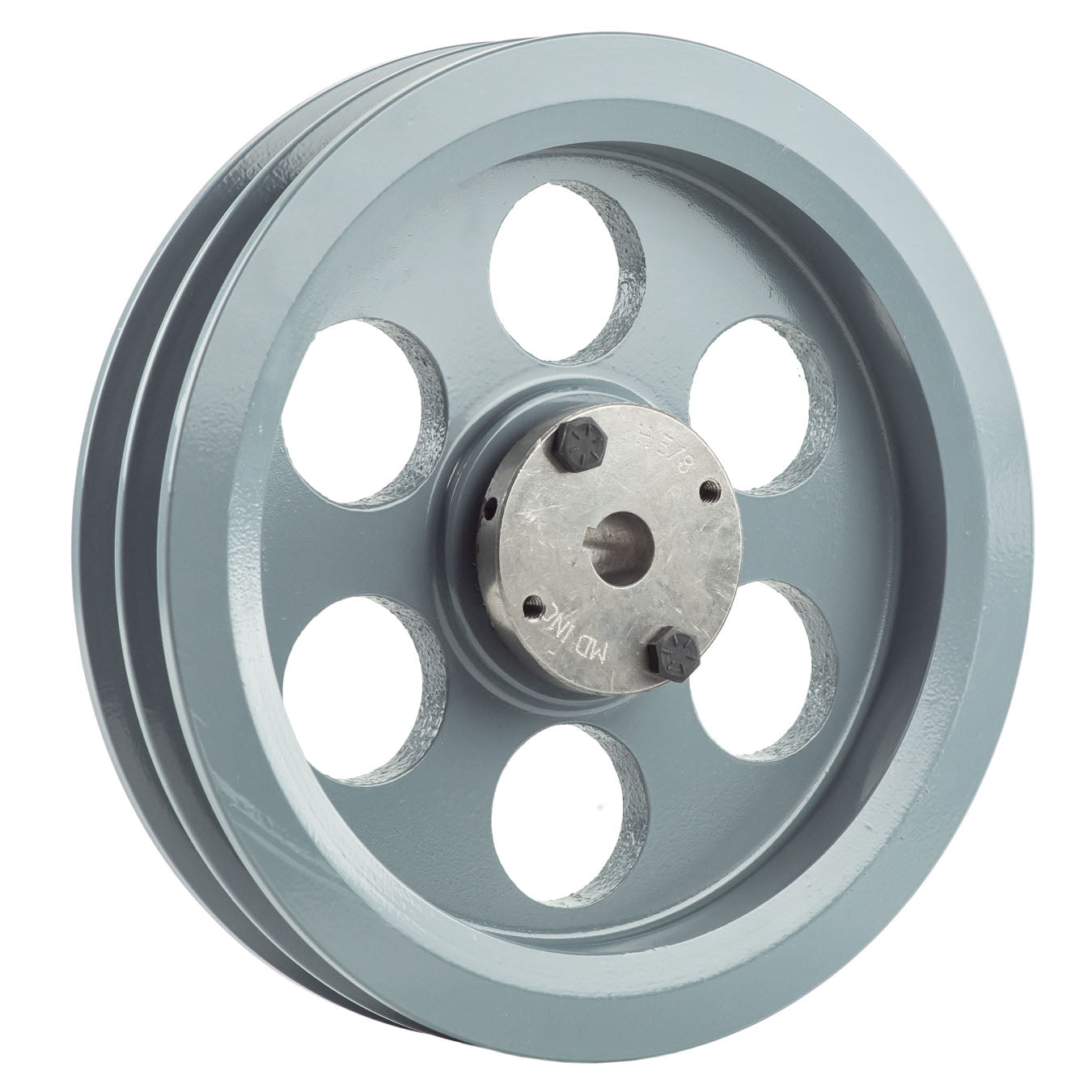 Masterdrive Cast Iron 8.75" Dual Groove Pulley Belt B Section 5L With 5/8" Sheave Bushing 2BK90H(Cast Iron 8 75 Dual Groove Belt B Section 5l Pulley W 5 8 Sheave Bushing)