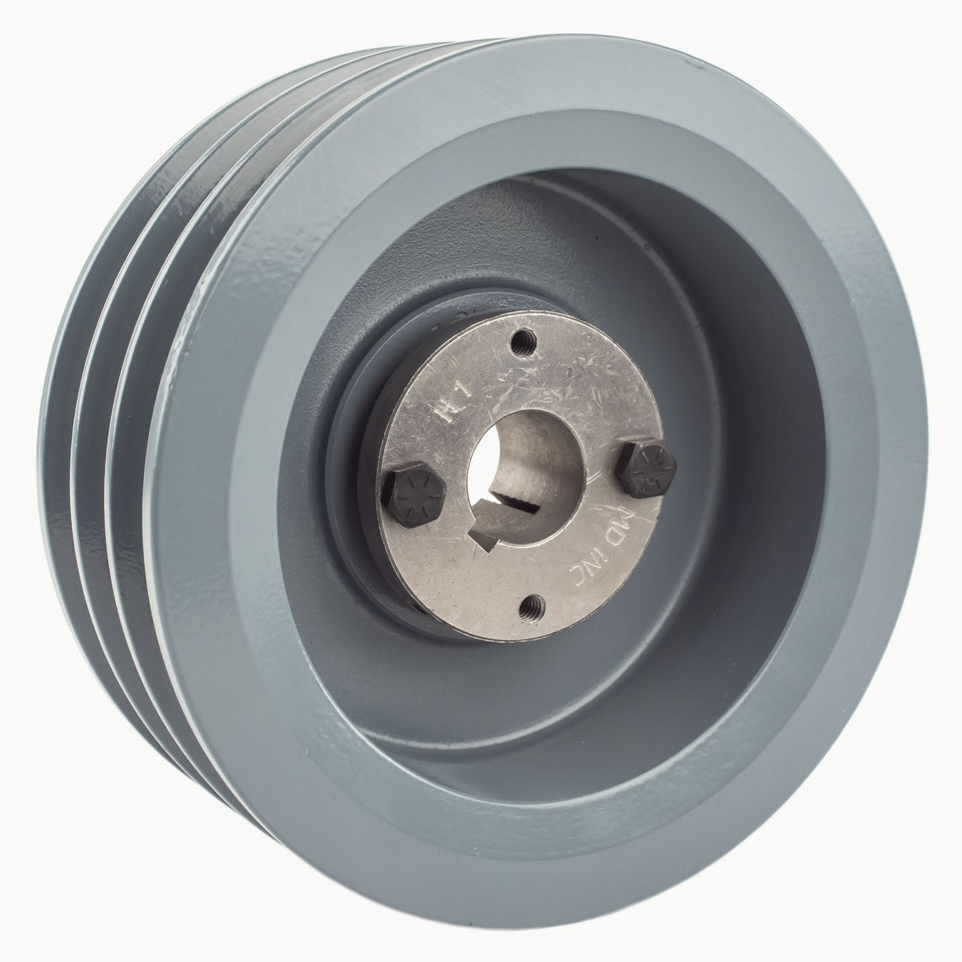 Masterdrive Cast Iron 6.5" Triple Groove Pulley For 3 Belt B Section 5L With 1" Sheave Bushing 3BK67H(Cast Iron 6 5 Triple Groove 3 Belt B Section 5l With 1 Inch Sheave Bushing)