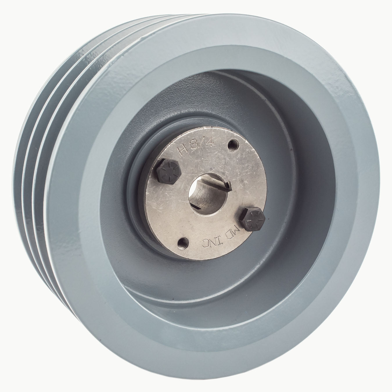 Masterdrive Cast Iron 5.5" Triple Groove Pulley Belt B Section 5L With 3/4" Sheave Bushing 3BK57H(Cast Iron 5 5 Triple Groove 3 Belt B Section 5l With 3 4 Sheave Bushing)