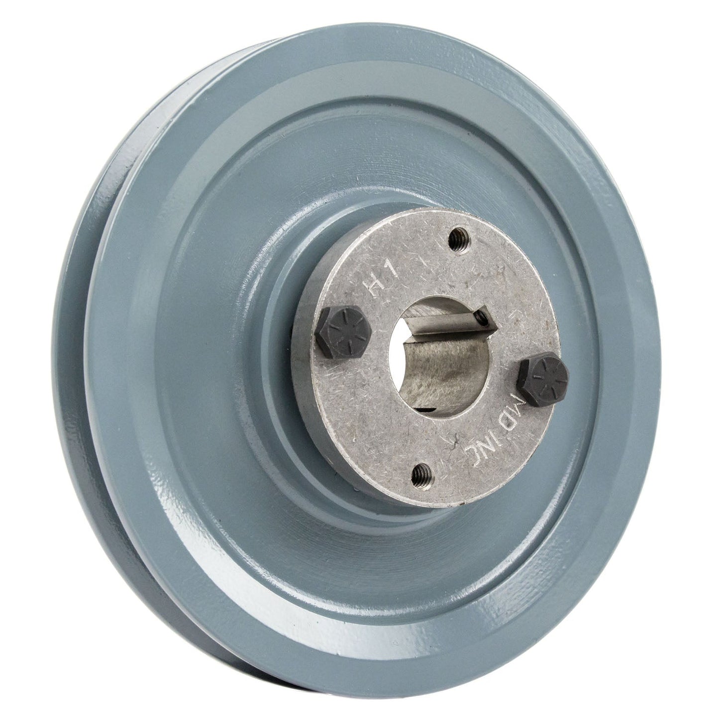 Masterdrive Cast Iron 4.75" Single Groove Pulley Belt B Section 5L With 1" Sheave Bushing BK50H(4 75 Cast Iron Single Groove Pulley B Belt 5l Style 1 Shaft Bk50h)