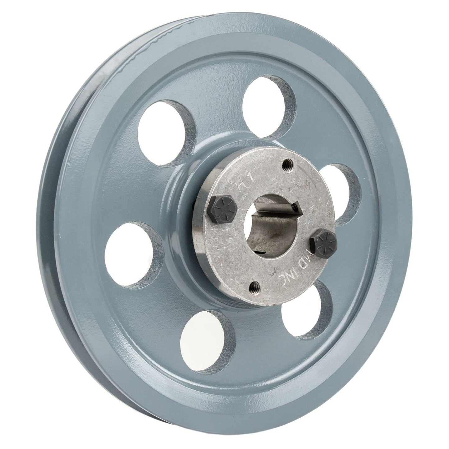 Masterdrive Cast Iron 6" Single Groove Pulley Belt A Section 4L With 1" Sheave Bushing AK61H(Cast Iron 6 Single Groove Belt A Section 4l Pulley With 1 Sheave Bushing)