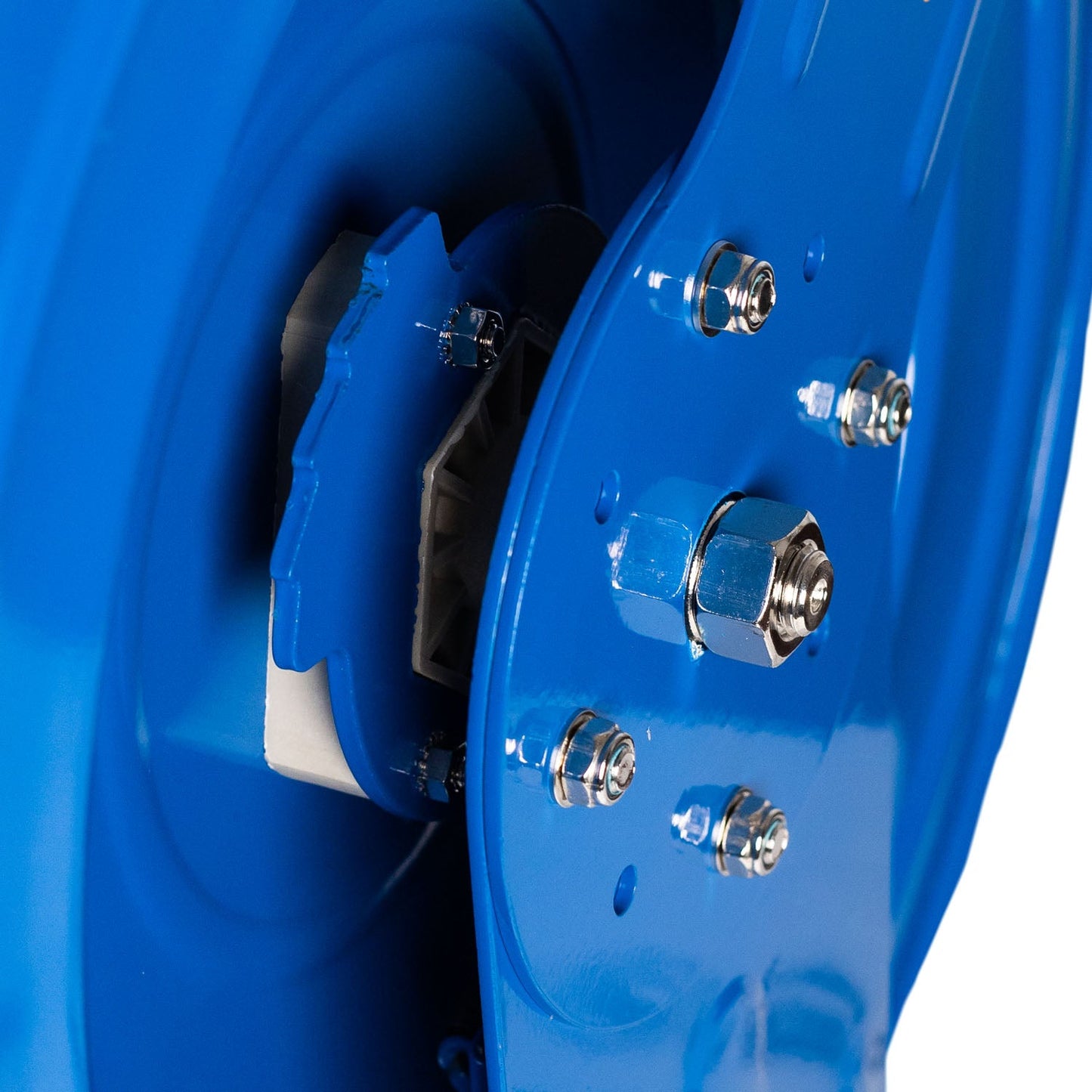 Rapidair 1/2" X 50' Dual Arm Steel Hose Reel 1/2" Inlet And Outlet R-05050(Rapidair 1 2 X 50 Ft Hose Reel 1 2 Inlet X 1 4 Npt Outlet Blue Dual Arm Metal R 05050)