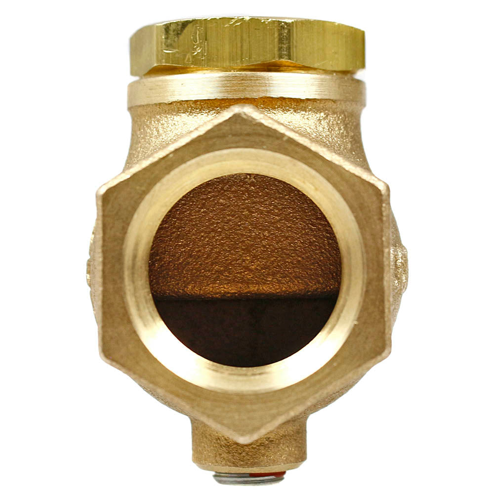 3/4" NPT In Line Horizontal Check Valve Air Compressor Solid Cast Brass WOG GV75(3 4 Npt In Line Horizontal Check Valve Air Compressor Solid Cast Brass Wog Gv75)