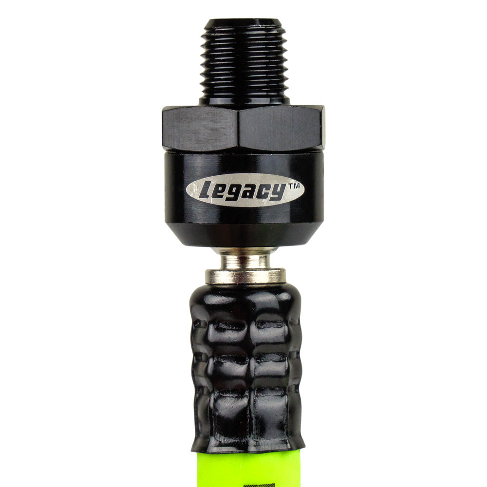 Legacy Flexzilla 3/8" X 2' FT Air Hose Whip With Ball Swivel 1/4" NPT HFZ37802YW2B(Flexzilla 3 8 X 2 Ft Air Hose Whip With Ball Swivel Hfz37802yw2b Hybrid)