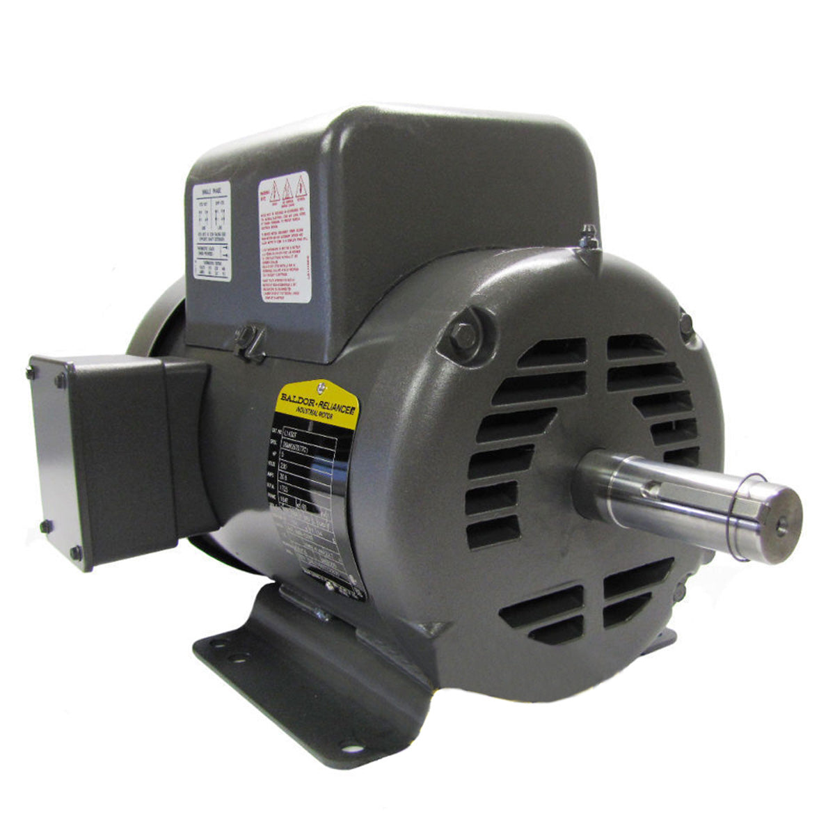 Baldor L1430T 5 HP Single Phase Electric Motor 1725 RPM 184T Frame 230V ODTF(Baldor 5 Hp Single Phase Electric Compressor Motor 184t Frame 230v 1725 Rpm)