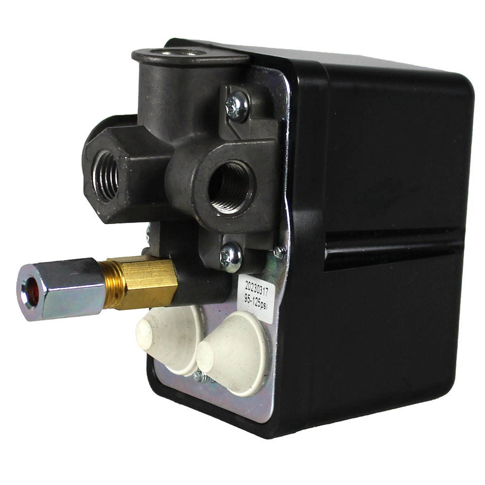 Lefoo LF19-L4S Air Compressor Pressure Switch 95-125 PSI 4 Port 26 Amp Heavy Duty(Lefoo Lf19 L4s Air Compressor Pressure Switch 95 125 Psi 4 Port 26 Amp Heavy Duty)