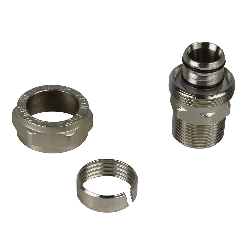 RapidAir MaxLine 3/4" NPT Straight Tubing Adapter M8003(Rapidair Maxline 3 4 Npt Straight Tubing Adapter M8003)