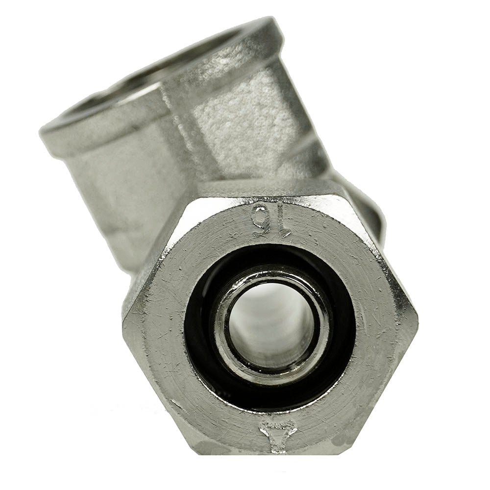 RapidAir Maxline 1/2" Piping Tee With 1/2" Female NPT Pipe Thread Inlet M8019(Rapidair Maxline 1 2 Piping Tee With 1 2 Female Npt Pipe Thread Inlet M8019)