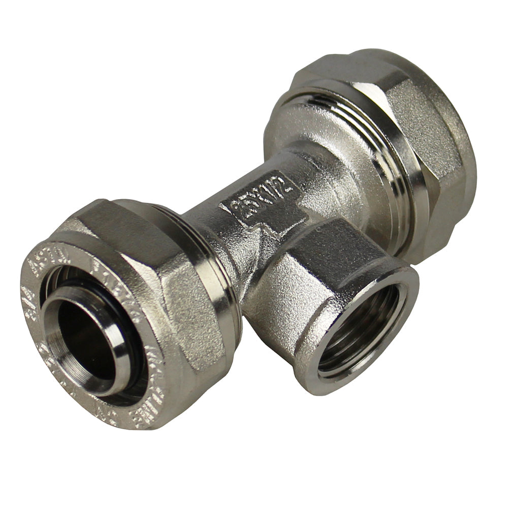 RapidAir MaxLine 3/4" X 1/2" Female Drop Tee Union M8078(Rapidair Maxline 3 4 X 1 2 Female Drop Tee Union M8078)