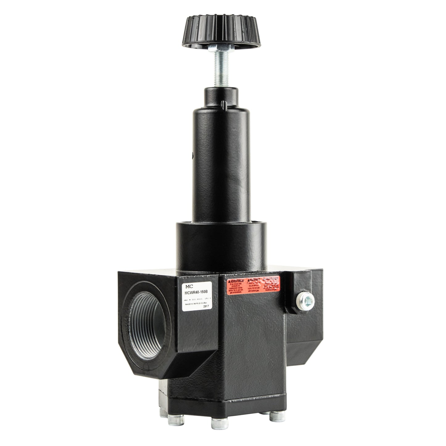 1.5" In-Line Compressed Air Regulator Air Compressor Regulator 300 PSI Max MCWR40-150B(1 5 In Line Compressed Air Regulator Air Compressor Regulator 300 Psi Max)