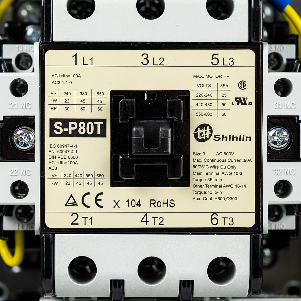 25 HP Three 3 Phase Magnetic Starter Motor Control 208-230 Volts 54-80 Amps(25 Hp Three 3 Phase Magnetic Starter Motor Control 208 230 Volts 54 80 Amps)