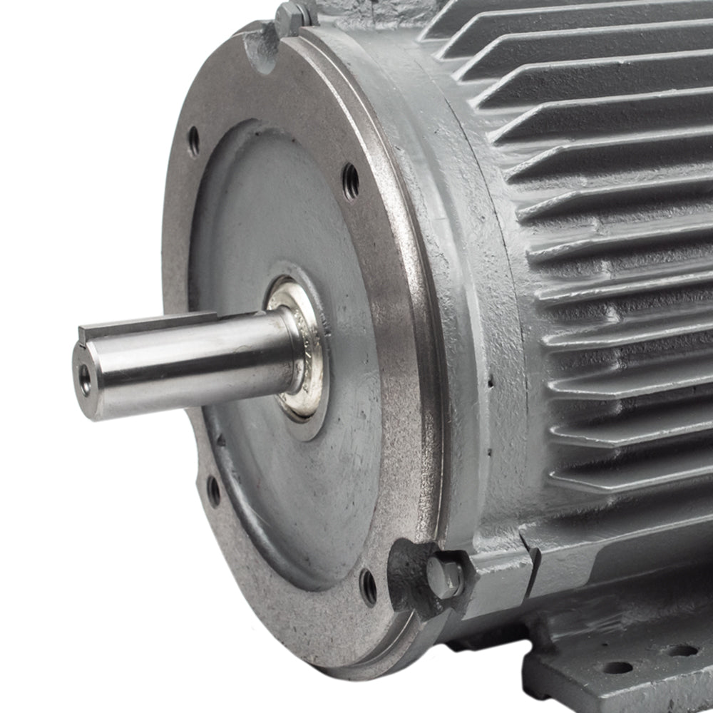 5 HP 3 Phase Electric Motor 3490 RPM 184TC Frame 230/460V TEFC C-Face(5 Hp 3 Phase Electric Motor C Face 3600 Rpm 184tc Tefc 230 460 Volt Severe Duty)