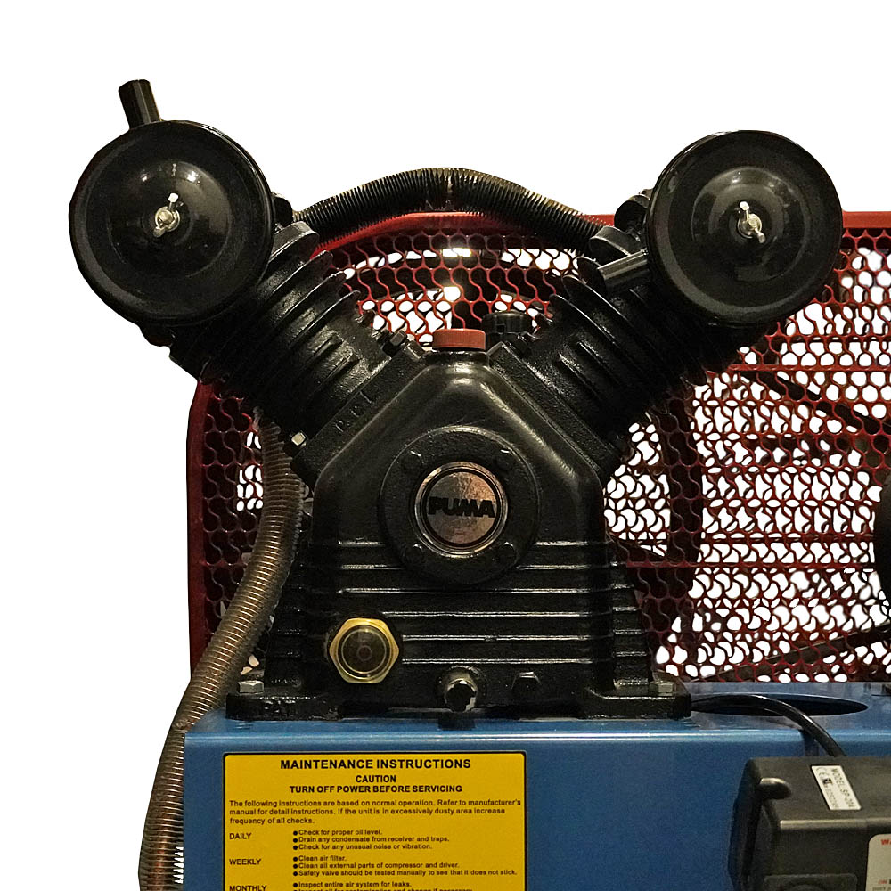 Puma 60-Gallon 2-Cylinder Air Compressor With 14 SCFM And 135 PSI Max PK6060V(Puma 60 Gallon 2 Cyl Air Compressor Pk6060v)