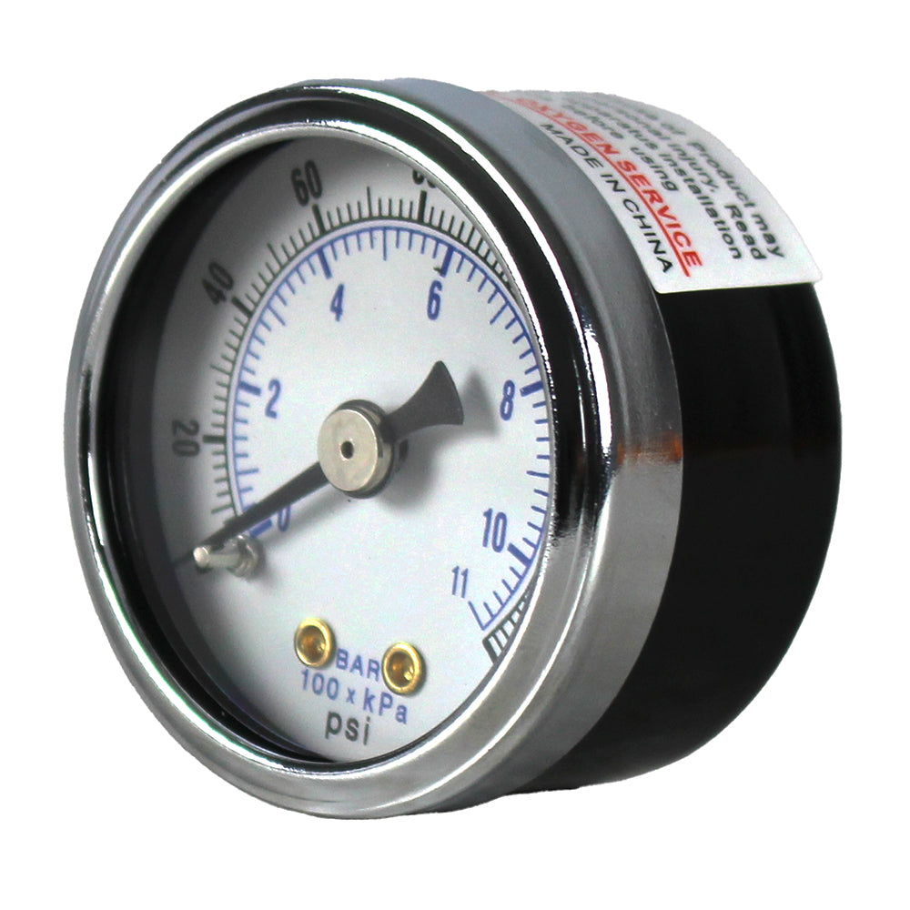 1.5" Face Dry Pressure Gauge 0-160 PSI Back Mount 1/8" NPT Air Compressor Gauge(1 5 Face Dry Pressure Gauge 0 160 Psi Back Mount 1 8 Npt Air Compressor Gauge)