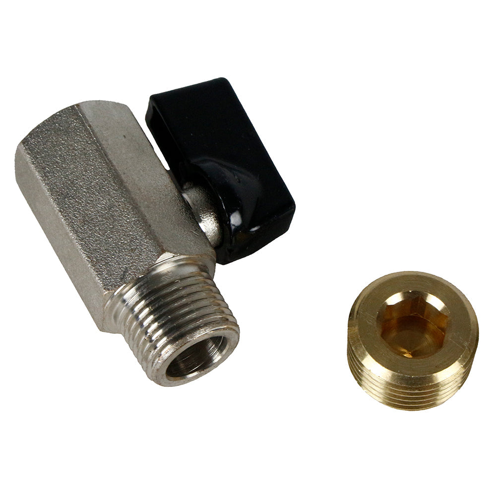 Rapid Air FastPipe Single Port 1" Wall Outlet Kit 1/2" NPT Compressed Air Piping F2014(F2014 Pipe Fastpipe Composite 1 Diameter Single Port Outlet Kit)