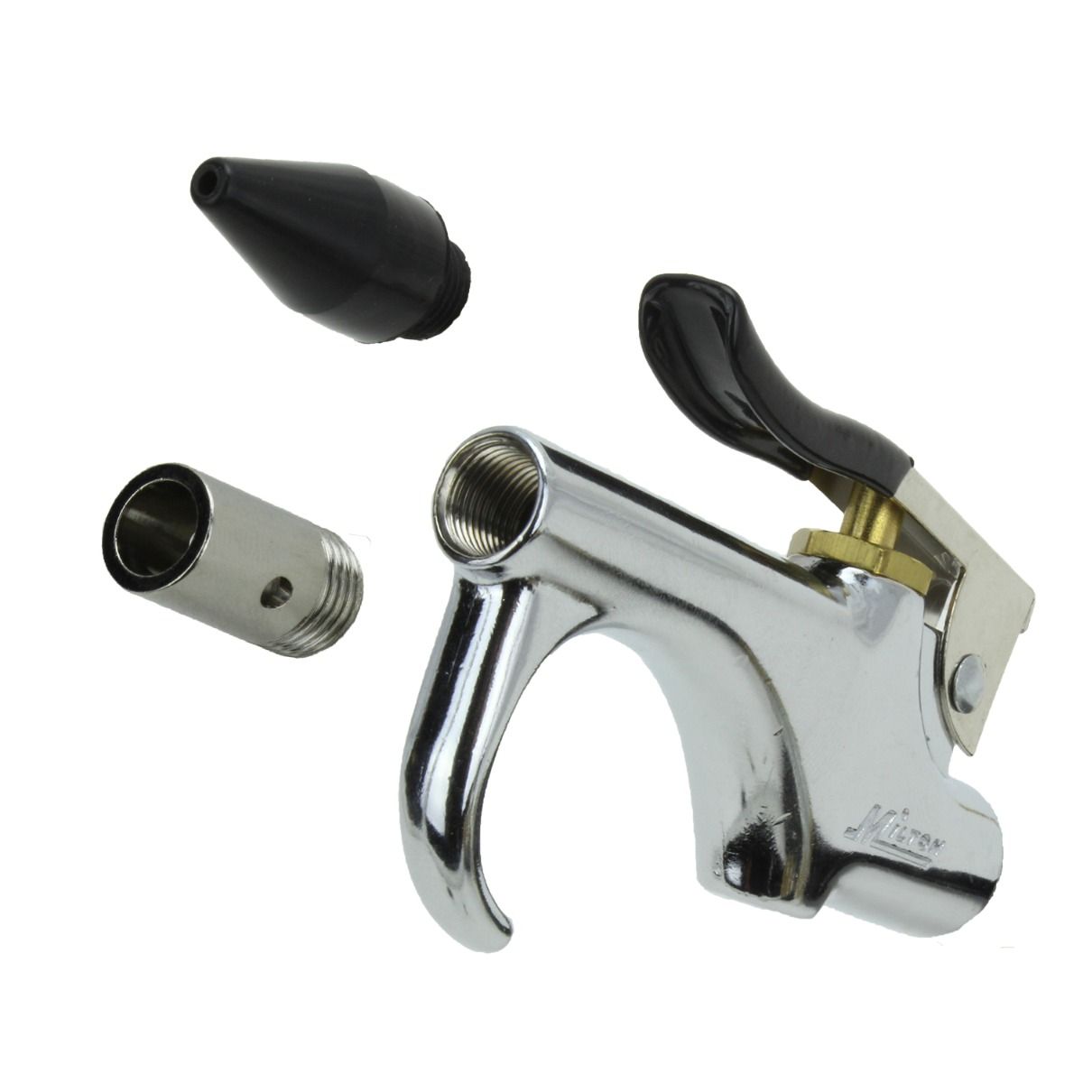 Milton S-148 Blowgun Lever Hook Style 1/4" NPT Rubber And Safety Tip Made In USA(Lever Hook Blo Gun S 148 1 4 Npt Rubber Tip 150psi Max Milton)