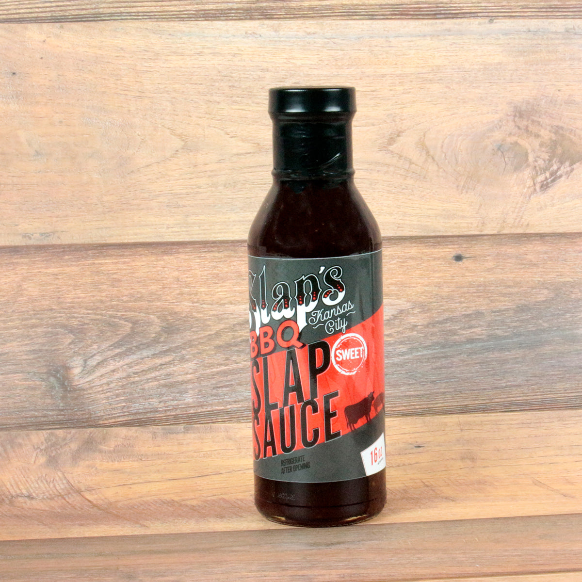 Slaps Bbq Kansas City Style Slap Sauce 16 Oz Competition Rated Barbecue Blend(Slaps Bbq Kansas City Style Slap Sauce 16 5 Oz Competition Rated Barbecue Blend)