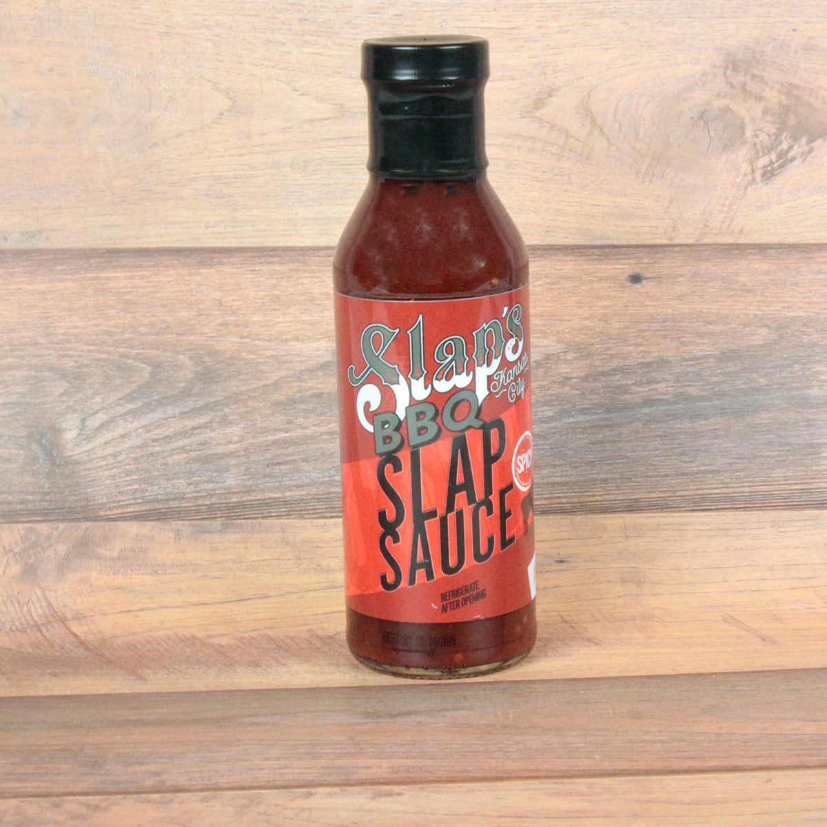 Slaps Spicy Bbq Kansas City Style Slap Sauce 16 Oz Competition Rated BBQ Blend(Slaps Spicy Bbq Kansas City Style Slap Sauce 16 Oz Competition Rated Barbecue Blend)